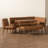 Cherianne 7-Person Breakfast Nook Dining Set in Faux Leather, 27.75'' H X 27.5'' W X 47.25'' D-586521505-586521504