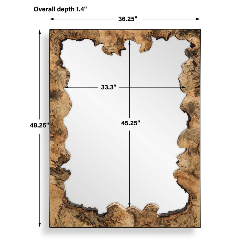Miroir en bois d'Abraham