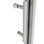 Porte de douche coulissante à cadre pivotant en chrome de 44 à 48 po x H 71 po-118698702