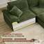 Canapé modulaire en velours côtelé de 113 po Compression Sectionals pour maison moderne