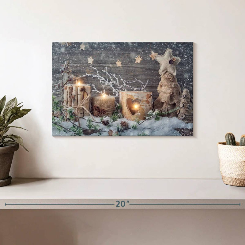 Advent, 8" H x 12" W