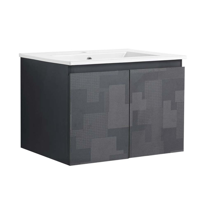 Ensemble de meuble-lavabo simple 24 po avec plateau en céramique Rosolyn