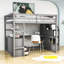Lit mezzanine pour enfant avec tiroirs Casandra-741102663-741102680