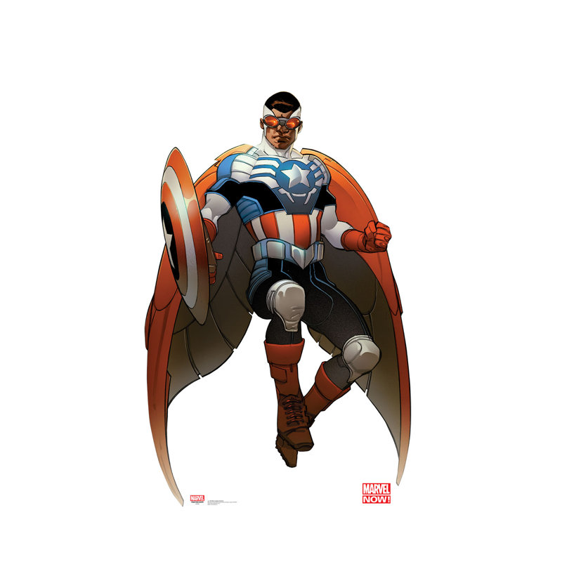 Découpage en carton all new capitaine america life Marvel Now