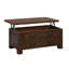 Jeri Solid Wood Lift Top Four Leg Coffee Table with Storage