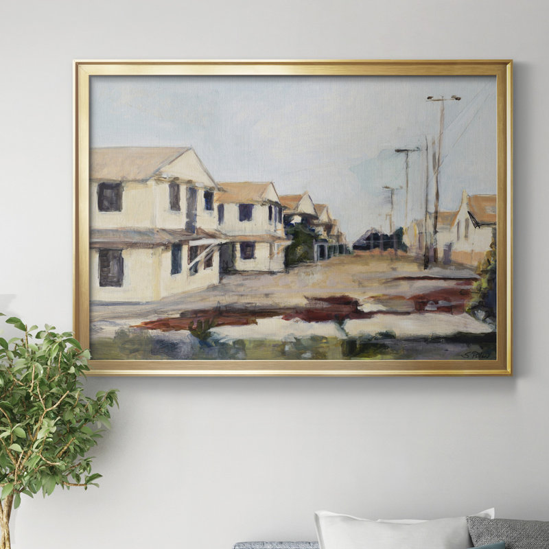 Dimanche - Reproduction de photo sur toile, H 30,5 po x l 42,5 po x P 1,5 po, Doré