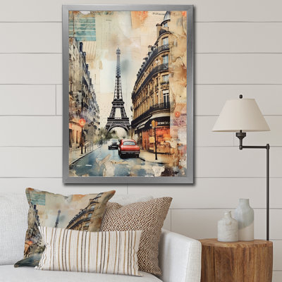 " Paris Nostalgia Vintage Collage I "