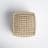 Henrietta Upholstered Cotton and Jute Ottoman
