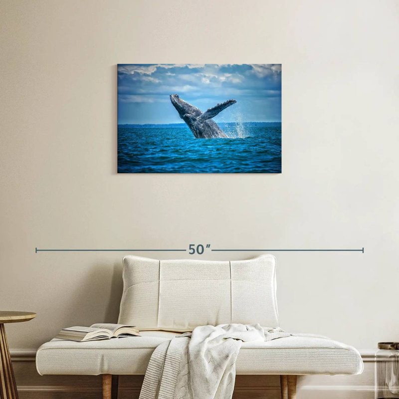 Brampt Pacific Humpback Whale, 20'' H x 30'' W
