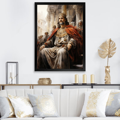 Portrait de l'empereur Justinien I - impressions sur toile
