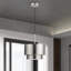 Acklin 1 Light Brushed Nickel Pendant-117592179-117592182