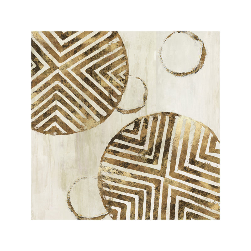 African Composition by Eva Watts - Painting on Canvas, 66.04 cm H x 66.04 cm W x 1.91 cm D, Wrapped Canvas
