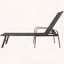 Chaise longue d'extérieur pour piscine avec coussin