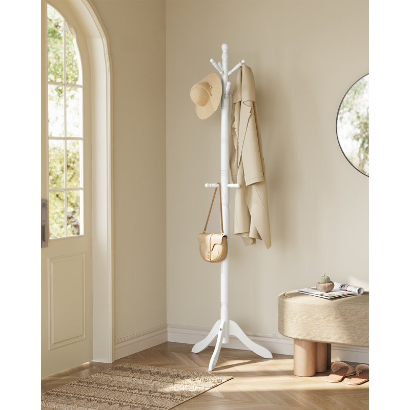 Freestanding 10 - Hook Coat Rack