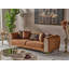 Ensemble de salon en velours 3 pièces Hayam-2074812638