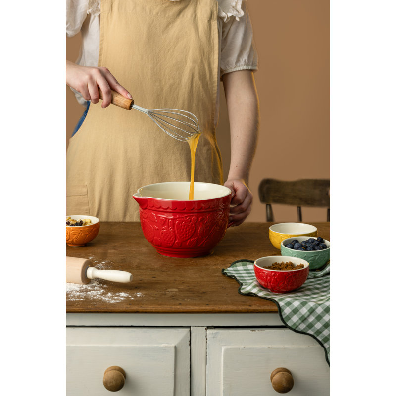 Mason Cash Strawberry Batter Bowl