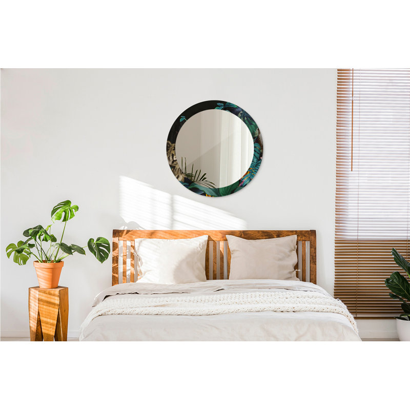 Huldar Glass Flat Wall Mirror