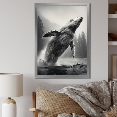 Belarmino Alaska Majestic Whale, reproduction d'art sur toile