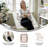 Folding Upholstered Oversized Saucer Chair With Steel Frame-1704786036-1704786037