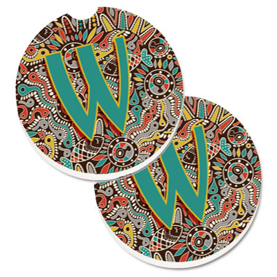 Sous-verre voiture tribal initial