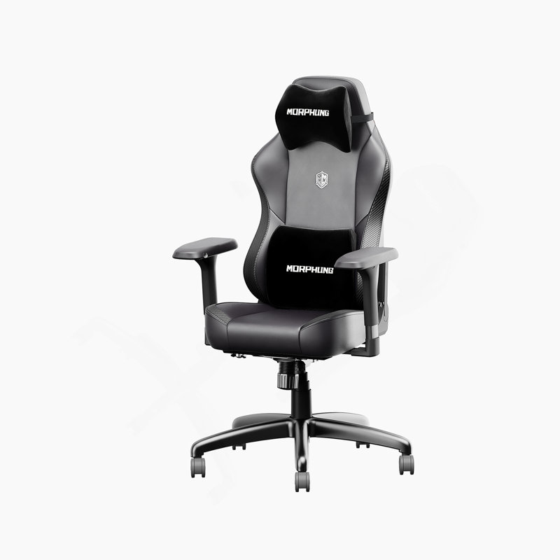 Fauteuil de jeu, Gris / Noir
