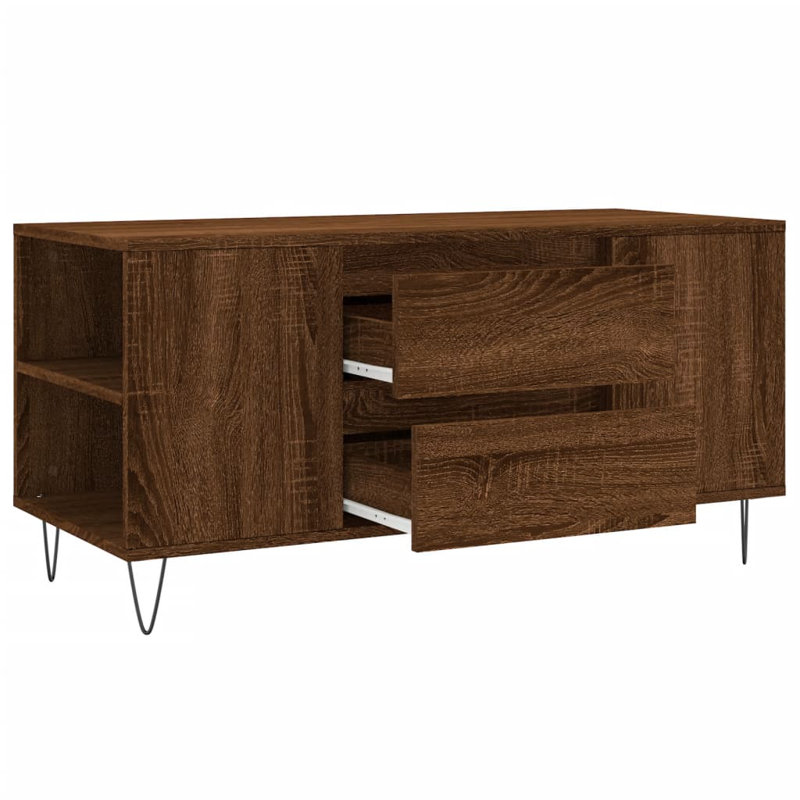 Table basse vidaXL, Chêne brun