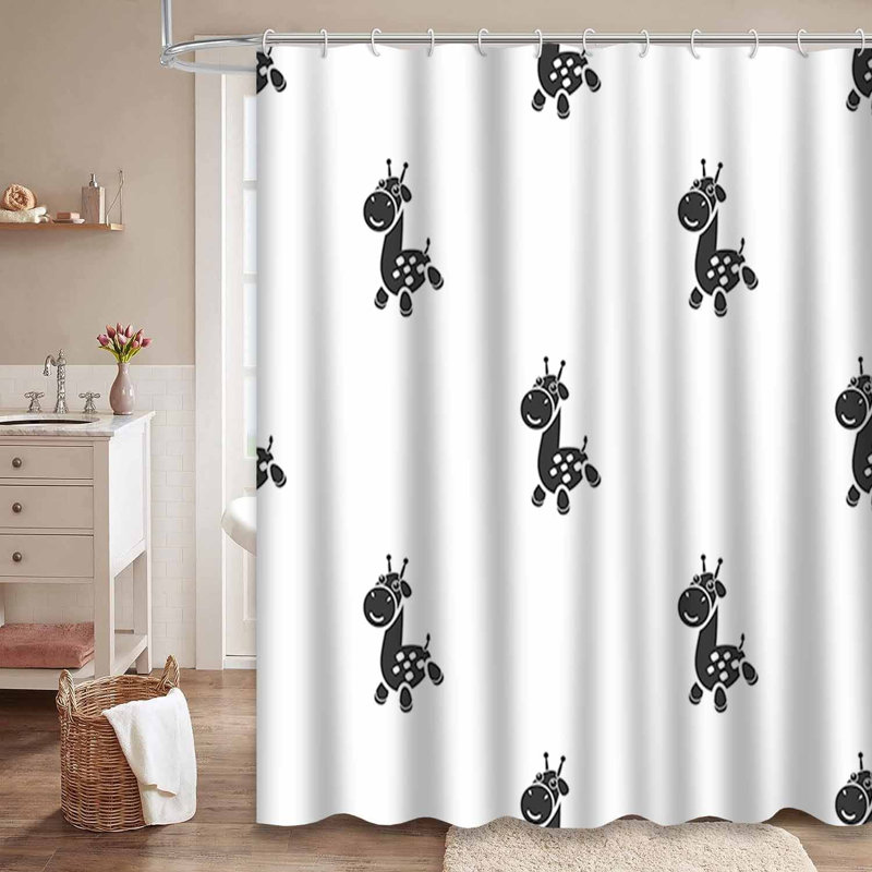 Rideau de douche Girafe, L 72 po x l 78 po