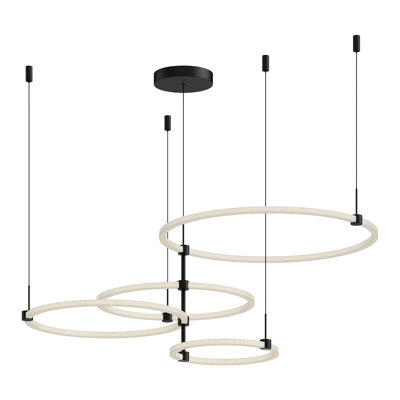 Bruni 4 - Light Dimmable LED Geometric Chandelier