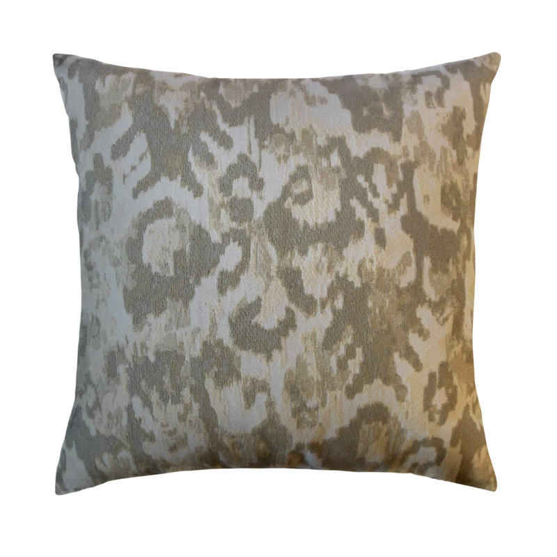 Oreiller Ichtaca Ikat, 18 po x 18 po, Coussin décoratif