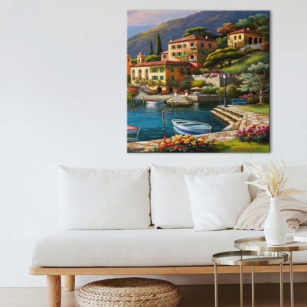 Longshore Tides Villa Bella Vista II by Sung Kim Painting | Wayfair