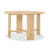 Indoor Solid Wood Dining Table, Natural