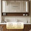 Armoire de salle de bain style chinois rétro