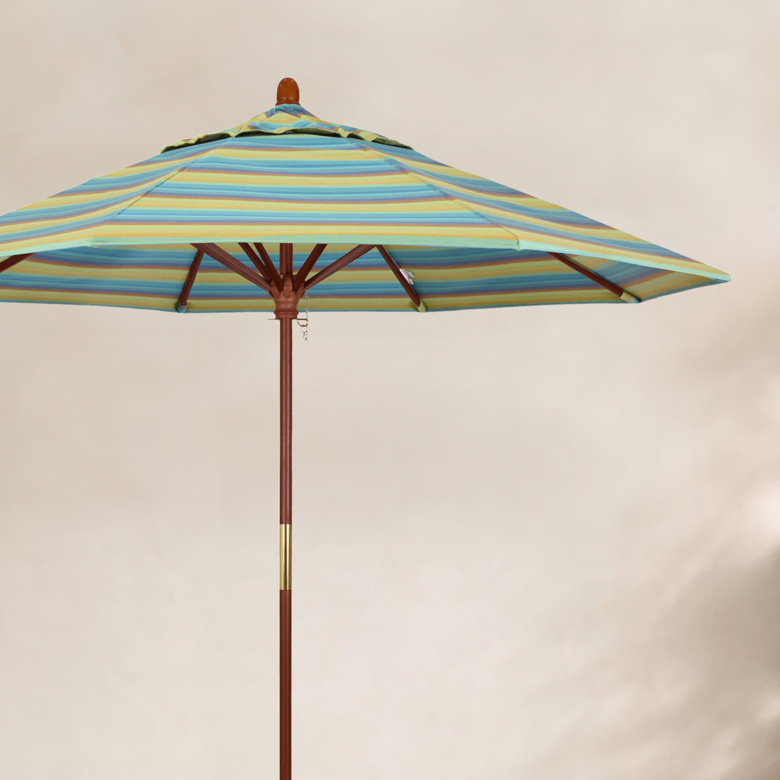 Manford 108'' Sunbrella® Outdoor Umbrella, Astoria Lagoon Sunbrella®