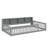 Floor Bed With Storage Cabinets And USB Ports-957043589