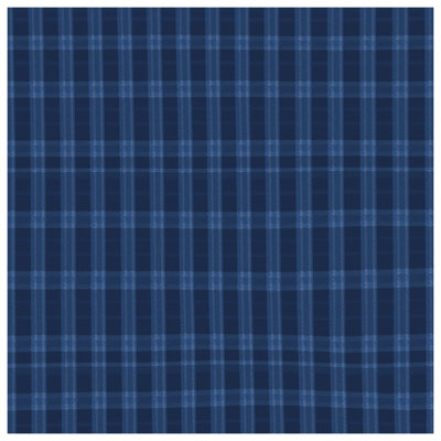 Édredon écossais bleu marine