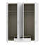Rasheeta 4 Door Manufactured Wood Wardrobe