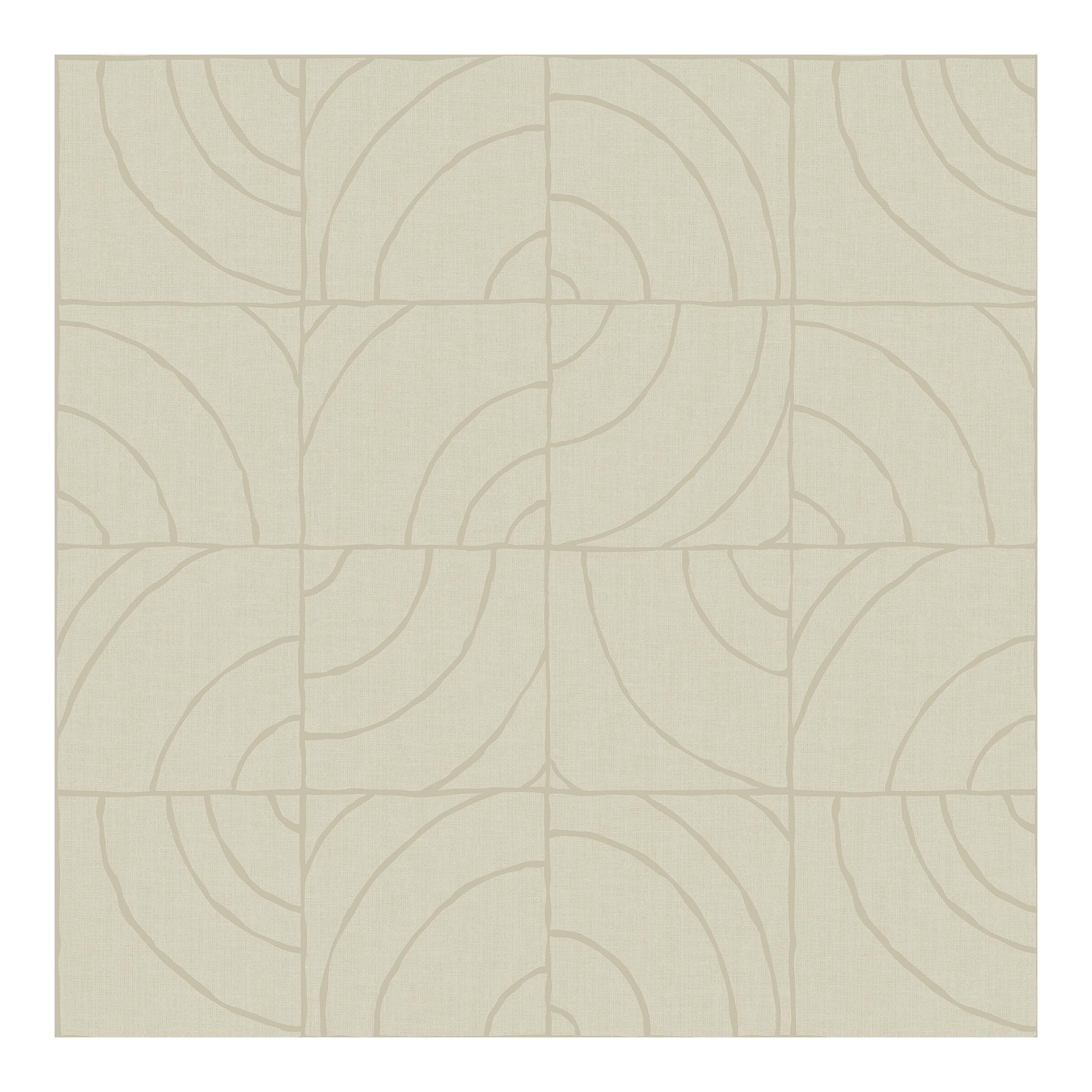 Adalard Peel & Stick Geometric Wallpaper, Taupe