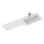 Fusion Fitted Furniture - Gloss White Bathroom Vanity with Basin-879796859-856826497