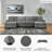 Birkdale Court 3-Piece Sectional