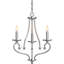 Lustre candélabre classique / traditionnel en chrome 3 lumières Eiji