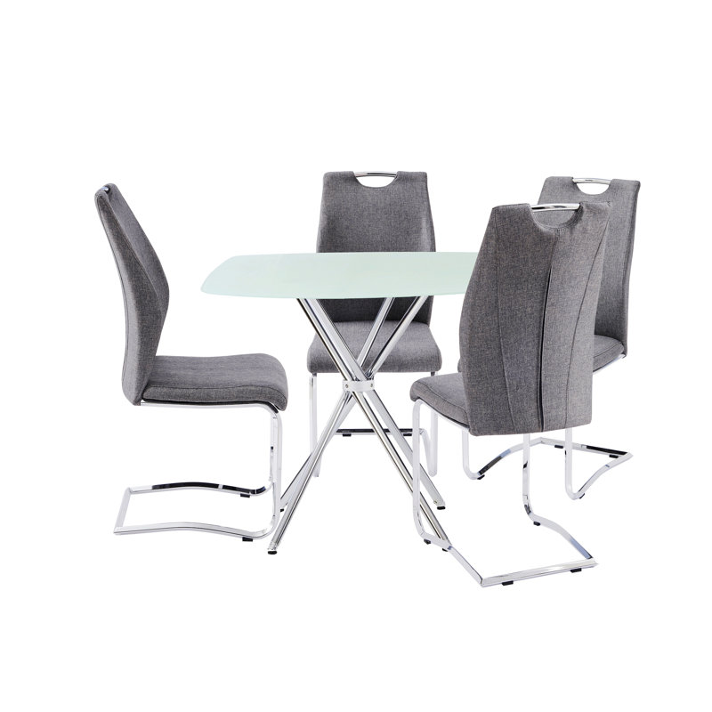 Solid Contemporary Elegance Dining ,Set Comfortable Chair with Durable Construction
