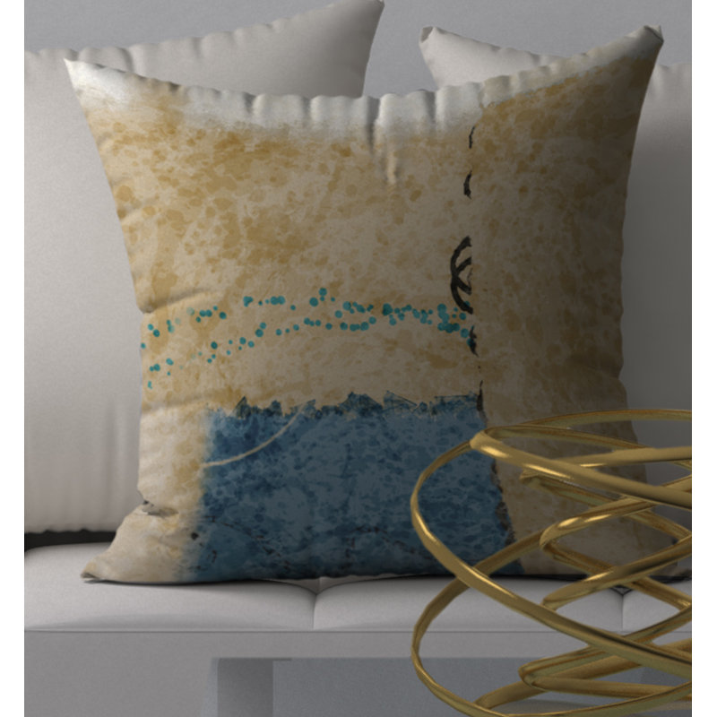 Reversible Throw Pillow, 18" x 18"