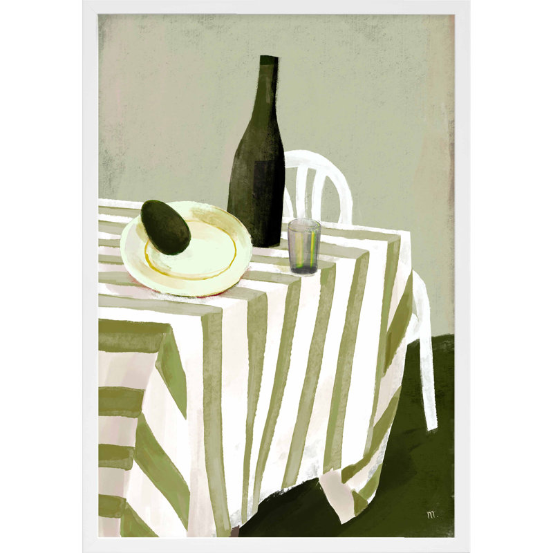 Nature morte avec un avocat trop mûr par Marco Marella pour Studio M - Art mural encadré, L 26,5 po x H 38 po