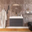 Meuble-lavabo mural 30 po en contreplaqué flottant avec lavabo