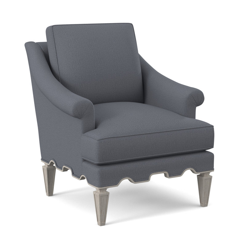 Chaise Palm Beach, 100% polyester Elise Harbor, Bisque