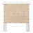 Elegant White Transitional Nightstand