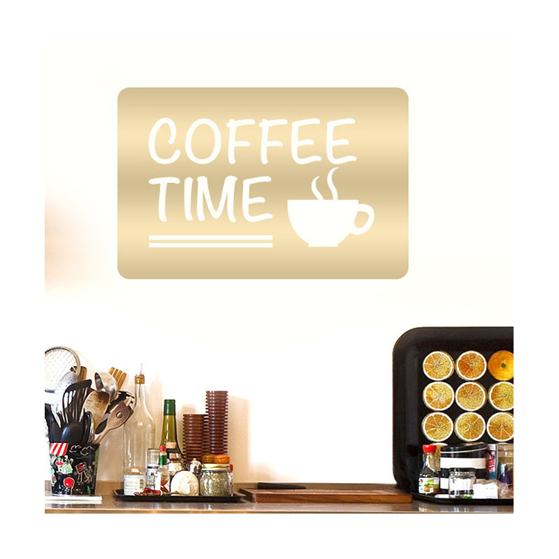 Wall Decal, Shiny Gold, Large