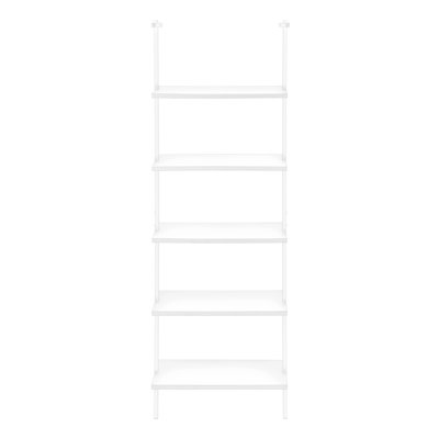 Versatile 5-Tier Ladder Bookshelf For Office And Bedroom Contemporary And Modern Design