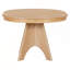 Table de salle à manger extensible vintage pour 4 à 6 personnes avec finition vieillie et pieds croisés robustes-1354512291