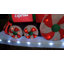 6 pi. Lit gonflable d'extérieur éclairé - Train express du Père Noël